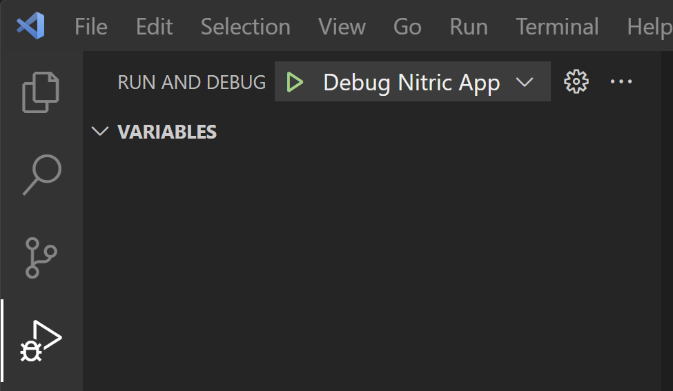 Debug Button VS Code